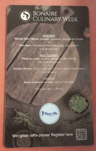 Menu of September 25th up and including October 9th 2025