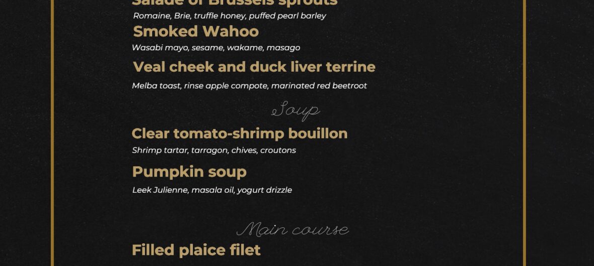 Christmas Menu 2025 at Breeze'n Bites Bonaire Celebrate the holiday season in style at Breeze'n Bites Bonaire, where culinary excellence meets festive warmth.